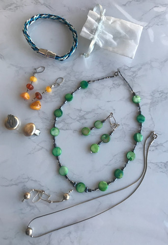 Set jewellery items - set,