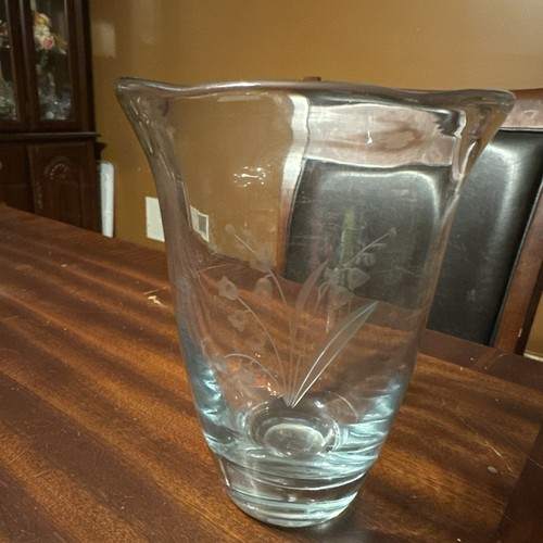 Stromberg art glass etched - glass,