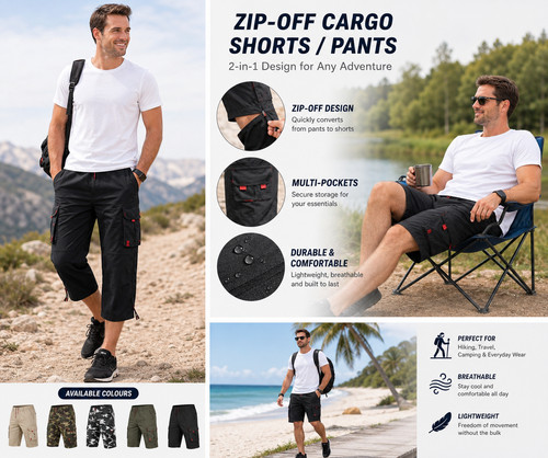 Mens 4 shorts - mens, long
