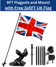 6FT Wall Mounted Flag Pole
