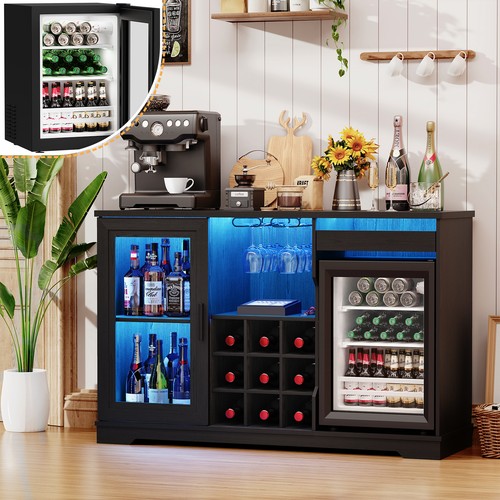 Wine bar cabinet with - 47",