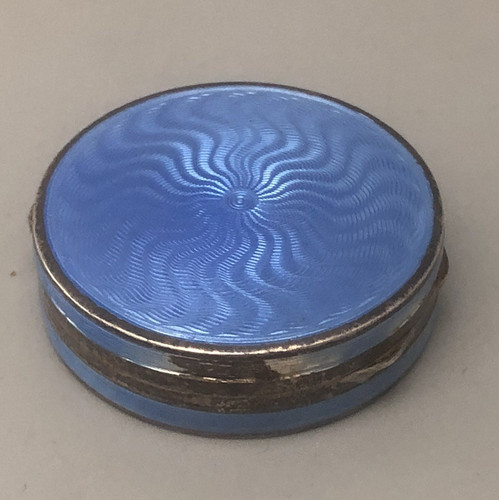 Art deco silver - deco, enamelled