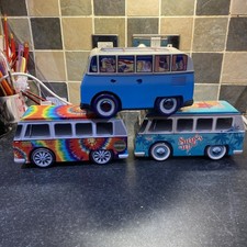 3 x VW Camper Van Biscuit Tins