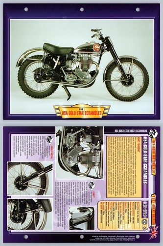 Bsa gold star scrambles 1961 - bsa,