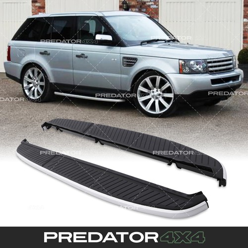 Running boards black - boards, silver