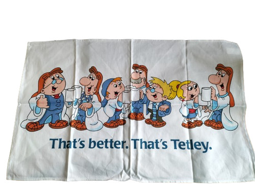Tetley tea folk - tea, towel