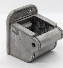 Vintage British Rail Carriage Ashtray. Aluminium, Flip Over, Flat Surface Mount