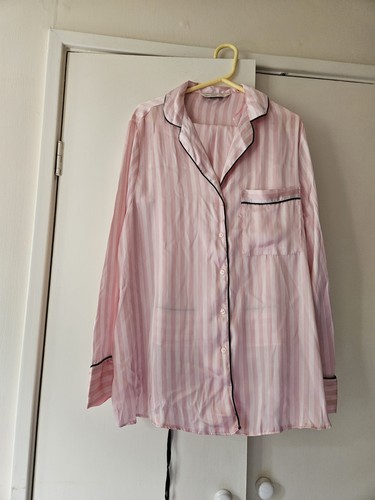 Ladies pink satin - pink, look