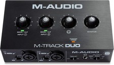 M-Audio M-Track Duo – USB Audio Interface for Recording, Streaming and Podcastin