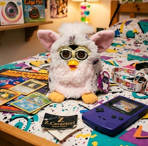 Vintage furby original tiger - vintage,