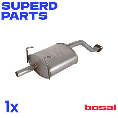 Exhaust system rear silencer - system,