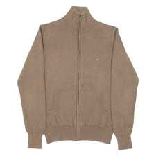GANT Womens Jacket Brown Knit L