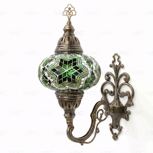 Green turkish mosaic wall - turkish,