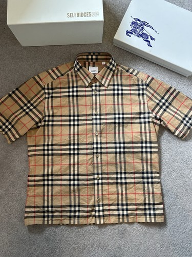 Burberry check shirt size - shirt,