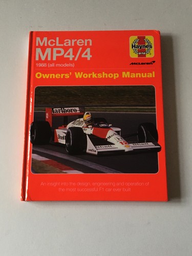 Mclaren mp4 manual 1988 - mp4/4, manual:
