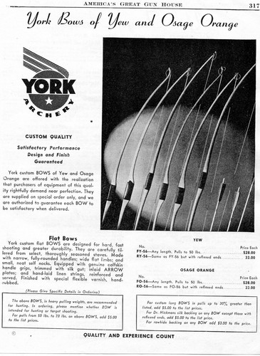 1946 print york archery - 1946, ad
