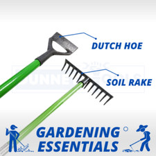 Dutch Hoe and Rake Garden Tool