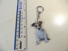 jack russell dog keyring