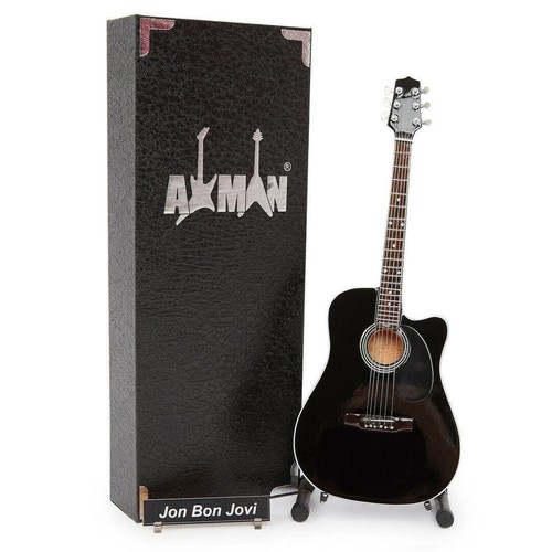 Jon bon jovi guitar miniature - bon,