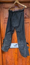 BARBOUR INTERNATIONAL 60's Era Waxed Cotton Motorcycle Trousers SEE IMAGES