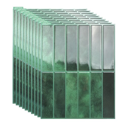 Green brick peel and - 3d,