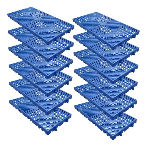 12pcs plastic pallets non slip - 12pcs,