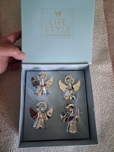 Wedgwood silver toned angel - silver,