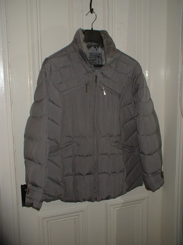 Ladies jacket grey per - grey, una