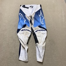 Alpinestars Racer Hoen Motorcross Pants Men's 32" White WELL USED Racewear