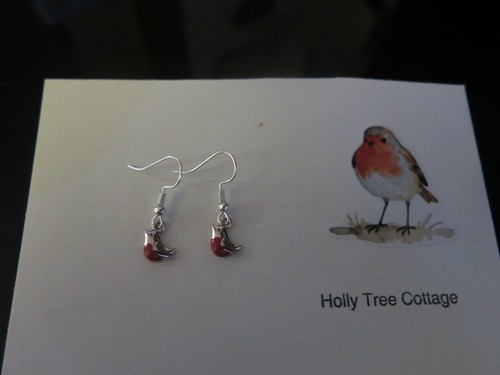 Silver plated red - red, enamelled