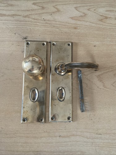 Pair original 1930s brass - 1,