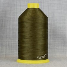 BONDED NYLON SEWING THREAD 40 TKT LARGE 3,500mtr SPOOL KHAKI GREEN 70 TEX 40s