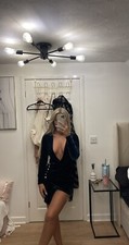 topshop velvet dress