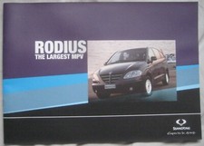 2006 Ssangyong Rodius Brochure