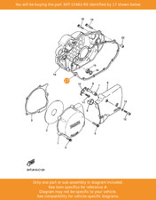 YAMAHA Gasket, Crankcase Cover