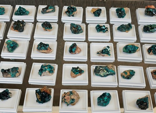 Small dioptase crystal - dioptase, in