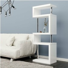 Miami High Gloss Slim Shelving