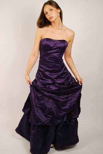 Y2k strapless ball gown - y2k,