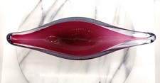 Vintage Murano Cranberry Art