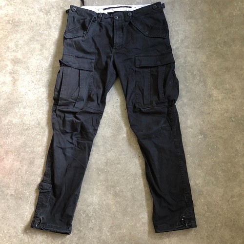 Maharishi black tapered cargo - maharishi,