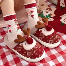 Ladies Christmas Cute Reindeer