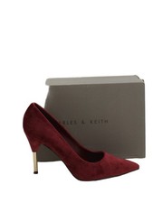 Charles & Keith Women's Heels UK 5 Red 100% Other Court