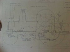 VINTAGE BURRELL DEVONSHIRE No.2439 STEAM TRACTION ENGINE BUILDING PLANS