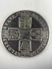 1758 George II Silver Shilling