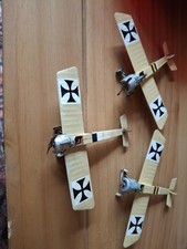 3 x Fokker German Handbuilt Model Aircraft