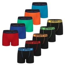 Boys Boxers 5 Pack Trunks Underwear Black Grey Design Coloured Size 2-13 Years