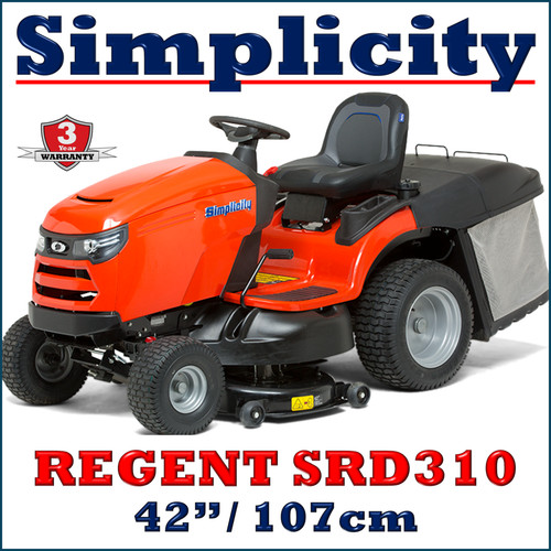 Simplicity srd310 rear - srd310, 42"