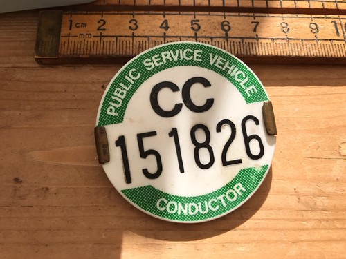 Vintage badge bus - badge,