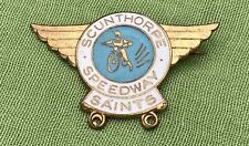 Vintage Enamel Badge - Scunthorpe Speedway - Saints - W Reeves & Co B’ham