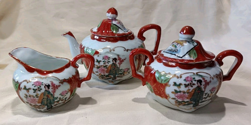 Vintage japanese kutani geisha - vintage,